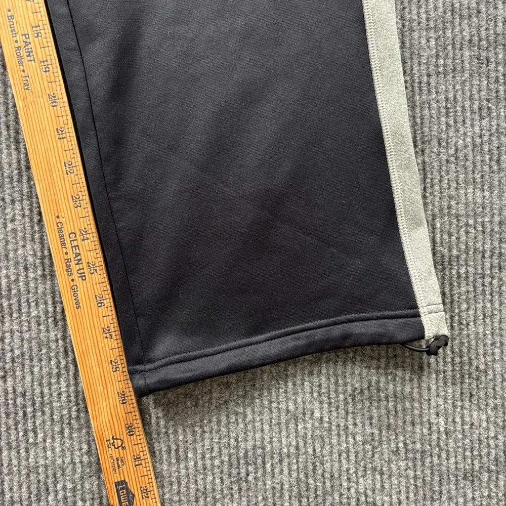Y2K Nike Therma-FIT Track Pants Men's XL Black Fleece Lined Athletic Joggers